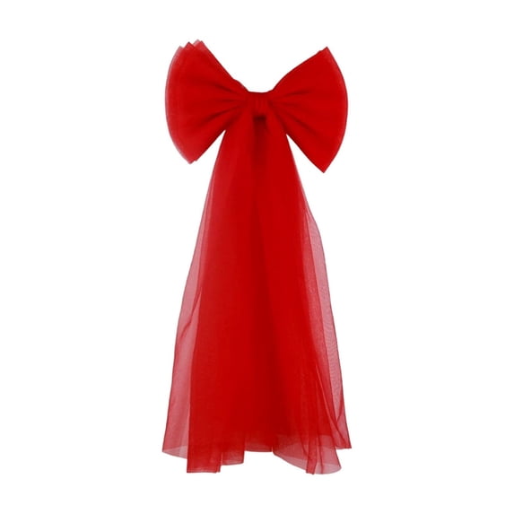 Bow Curtain Buckle, 15.8x7.8inch Curtain Tiebacks Rope, Valentines Day Wedding Party Atmospheres Decoration
