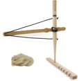 thumbnail image 1 of Bow Drill Kit Fire Starter, Primitive Wood, Survival Practice Friction Fire Tool for Scout Outdoor Activity Teaching, Outward Bound Training, Wildness Survival Beginner, 1 of 7