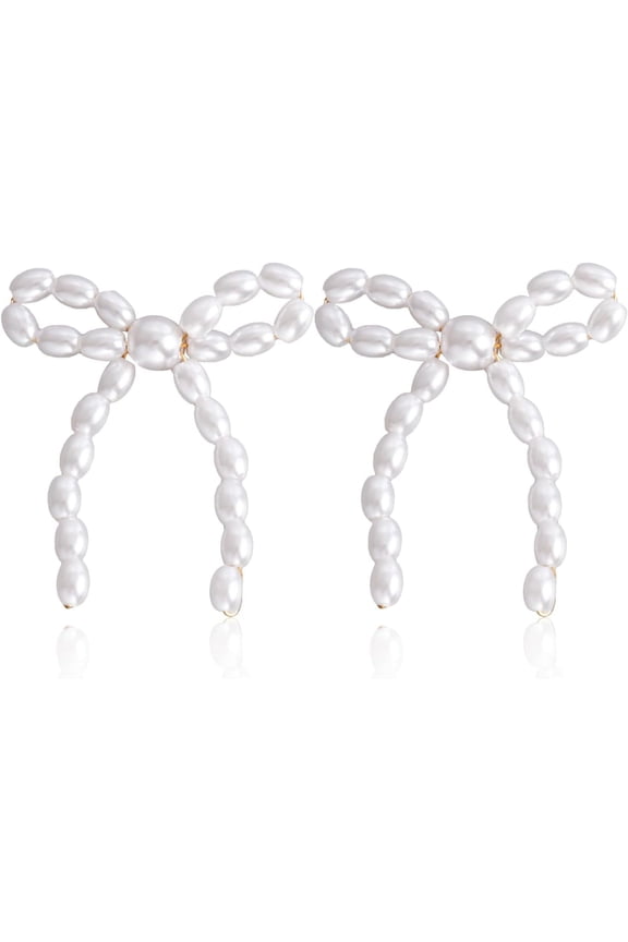 Bow Earrings For Women Gold Ribbon Bow Stud Earrings Silver Bow Knot Earring For Women Christmas Jewelry Accessories[Z1]