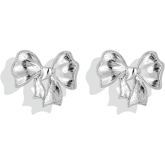 Bow Earrings For Women Trendy Gold Pearl Drop Dangle Earrings Bowknot Stud Wedding Party Daily Jewelry Accessory Gifts For Her[Z742]