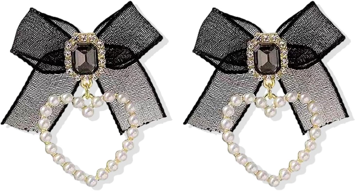 Bow Earrings • Trendy Bowknot Stud Earrings in 18K Gold Sterling Silver by Kateryna's Jewelry