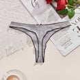 thumbnail image 1 of Bow G-string Sexy Women Underpants Thong Solid Color Briefs Underwear Lingerie, 1 of 7