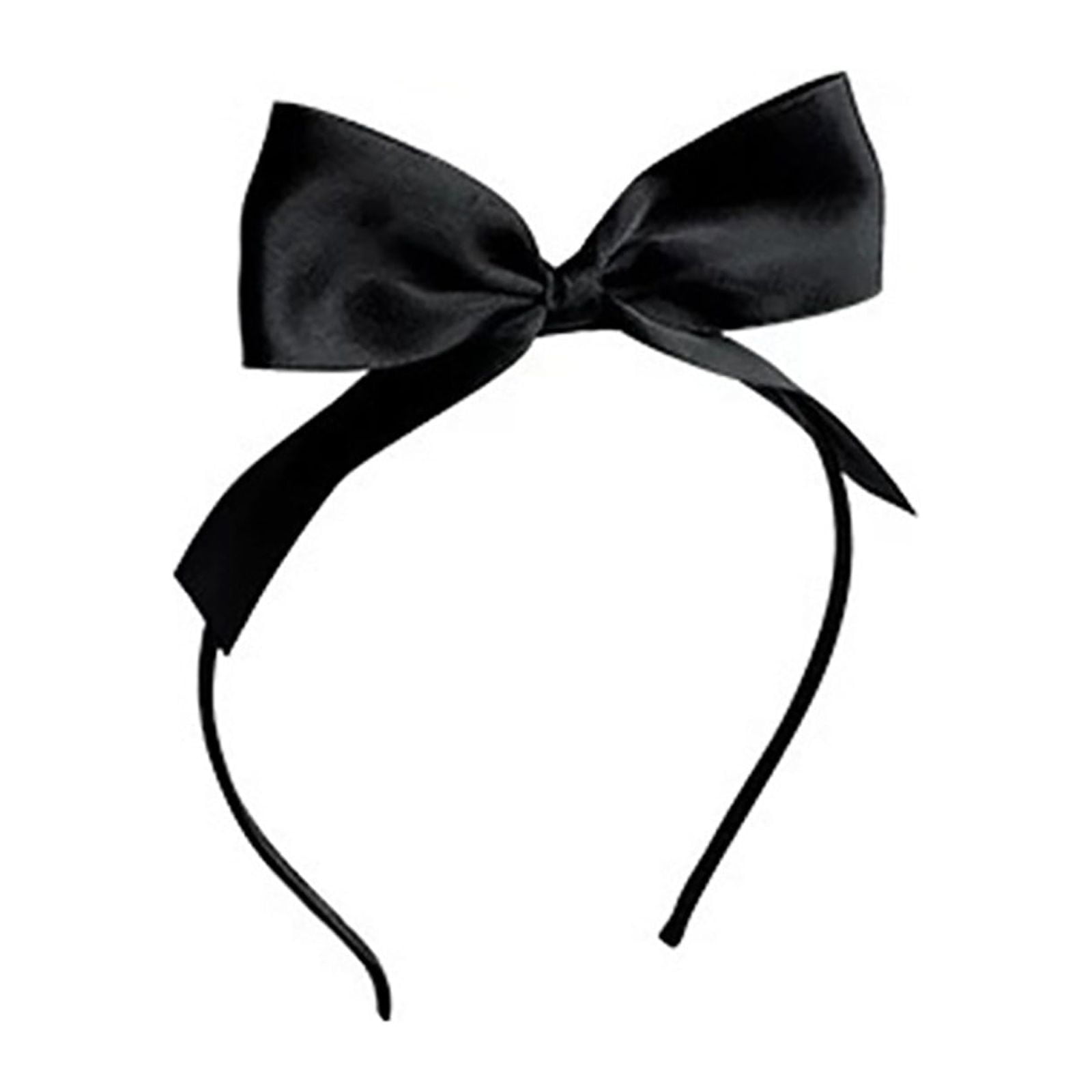 Bow Headbands Red Bowknot Headband For Women Girls Black Bows Hair Hoop ...