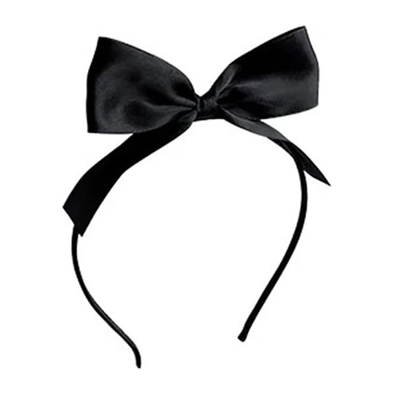 Bow Headbands Red Bowknot Headband For Women Girls Black Bows Hair Hoop For Women Bowknots Hair Bands Handmade Bows Head Band