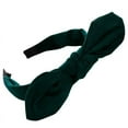 thumbnail image 1 of Bow Headbands for Women Knotted Headband with Bow Cute Stylish Top Knot Head Bands Trendy Lightweight Wide Hairband Hair Accessories for Women Girls, Drak Blue, 1 of 2