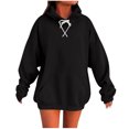 thumbnail image 1 of Bow Hoodie – Soft, Timeless Winter Essential, 1 of 5
