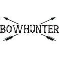 thumbnail image 1 of Bow Hunter Graphic Boys Bow & Arrow Hunting Hunter Hobby Sports Vinyl Stickers Cut Wall Decal 12 X 36 Inches, 1 of 1
