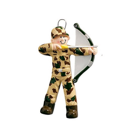 Bow Hunter Personalized Christmas Ornament DO-IT-YOURSELF