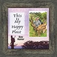thumbnail image 1 of Bow Hunters Happy Place, Hunting, Gaming with Crossbow Personalized Picture Frame, 10 X10 9725, 1 of 6