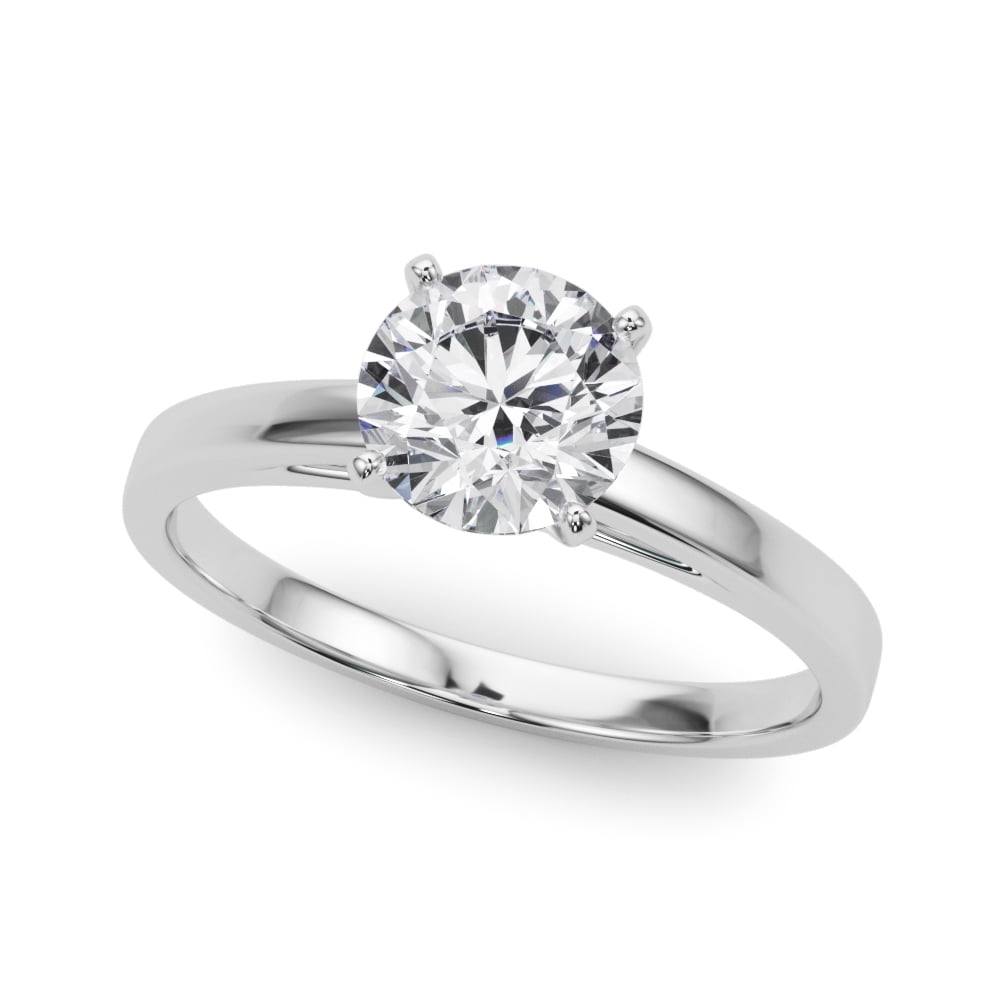Bow Jewel 1.5 Ct Cushion Cut Lab Created Diamond Ring - 14K White Gold Plated Anniversary Engagement Ring for Women - Timeless Proposal Ring - A Keepsake of True Love