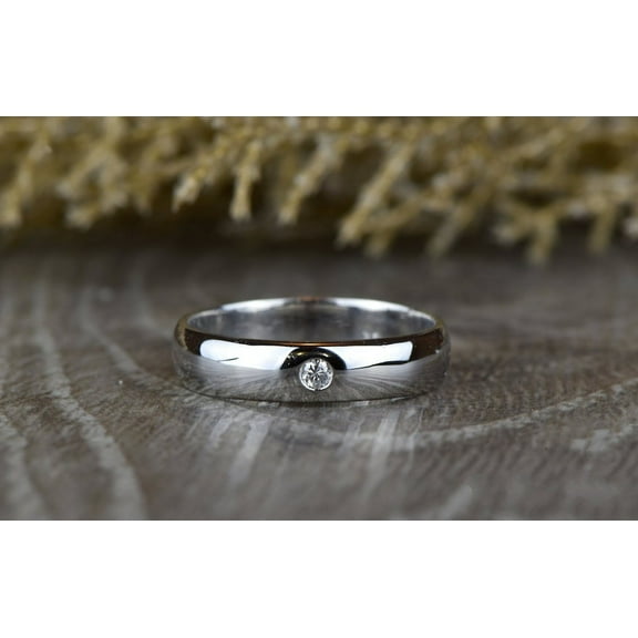 Bow Jewel 0.88 Ct Round Cut Diamond Ring - 14K White Gold Plated Design - Perfect for Weddings and Special Occasions - A Timeless Symbol of Love and Commitment - Ideal Daily Wear Fine Jewelry