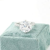 Bow Jewel 1.97 Ct Round Cut Ring - Stunning 14K White Gold Plated Design - Elegant Engagement Ring for Her - Perfect Diamond Jewelry for Women - A Timeless Wedding Proposal Ring for Your Girlfriend