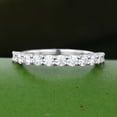 thumbnail image 1 of Bow Jewel 1.57 Ct Round Brilliant Cut Lab Created Simulated Diamond Ring - Wedding Band - 14K White Gold Plated Anniversary Ring for Women's - Engagement Eternity Band - Party Wear Diamond Ring, 1 of 9