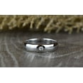 thumbnail image 1 of Bow Jewelry 0.88 Ct Round Cut Moissanite Ring - 14K White Gold Plated Design - Perfect for Weddings and Special Occasions - A Timeless Symbol of Love and Commitment - Ideal Daily Wear Fine Jewelry, 1 of 7