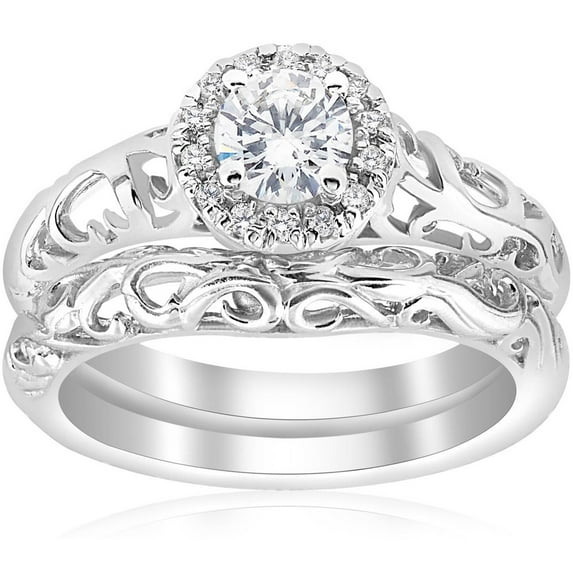 Bow Jewelry Gorgeous 1.8 Ct Princess Cut Moissanite Ring - 14K White Gold Plated Ring - Engagement Wedding Solitaire for Women - Ideal Gift for Her Birthday or Anniversary