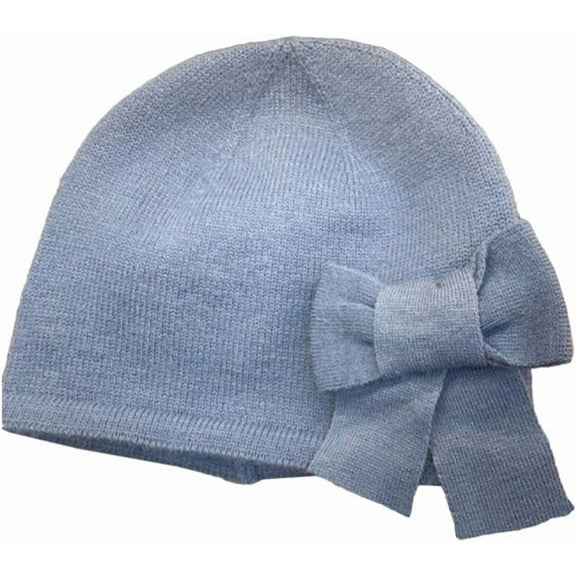 Bow Knit Hat Fall Winter Bucket Beanies Skull Caps for Women Crochet Warm Wool Hat Soft Lightweight Beanies Cap