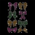 thumbnail image 1 of Bow-Knot Rhinestonet Iron on Transfer 11.7x8.3 Inch Heat Transfer Decal Bling Crystal Decals Clear Rhinestone Template Clothing Repair Applique for T-Shirt Clothing Pants Bags DIY, 1 of 7