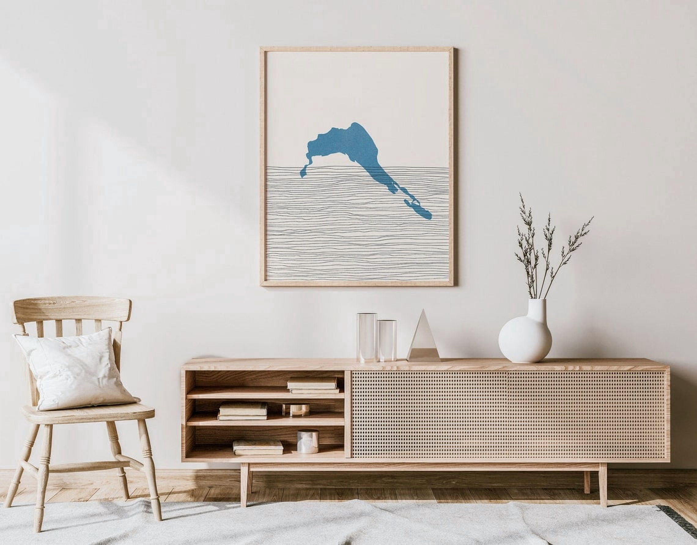 Bow Lake Poster, Boho Travel, Minimalist Map, Travel Inspired Home And ...