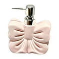 thumbnail image 1 of Bow Lotion Dispenser Soap Bottle Hand Soap Jar with a Decorative Cute Bow Shape for Bathroom Vanities and Kitchens, 1 of 7