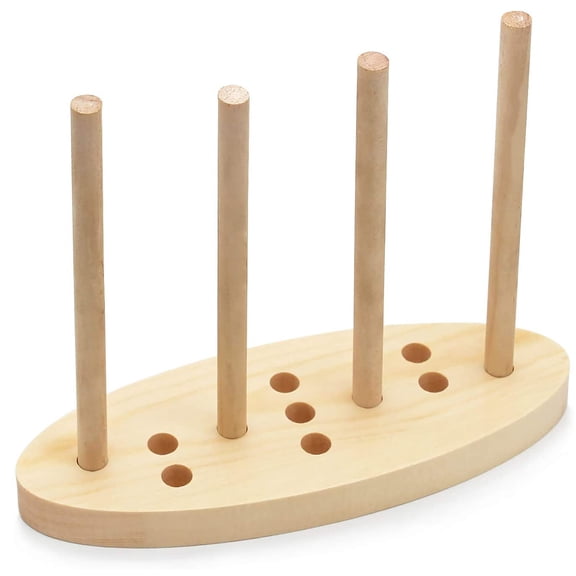 Bow Maker for Ribbon Wreaths, Wooden Wreath Bow Maker for Making Gift Bows, Lightweight Portable Adjustable Pin Wooden Board Sticks Bow Making Kit for DIY Making Ribbon Crafts