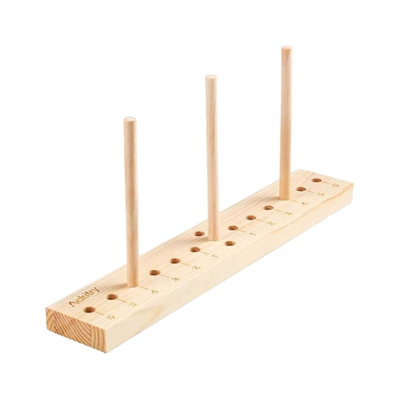 Bow Maker Tool For Ribbon Bows - Wooden Bow Making Kit With Adjustable Dowels, Easy To Use For Crafting, Gift Wrapping, Diy Projects - Ideal For Crafters, Diy Enthusiasts, Home