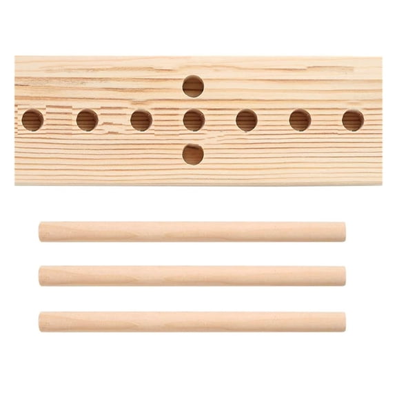 Bow Maker for Ribbon, Holiday Wreath Decor, Wooden Wreath Bow Maker Tool for Wedding Party Decorations, Hair Bows, Craft