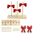 thumbnail image 1 of Bow Making Tool For Ribbon Maker Bow Ribbon Decorative Tool Adjustable With Board Sticks Bow Making Tool For Ribbon Wreath Bow Making Maker For Making Bows Event & Party, 1 of 4
