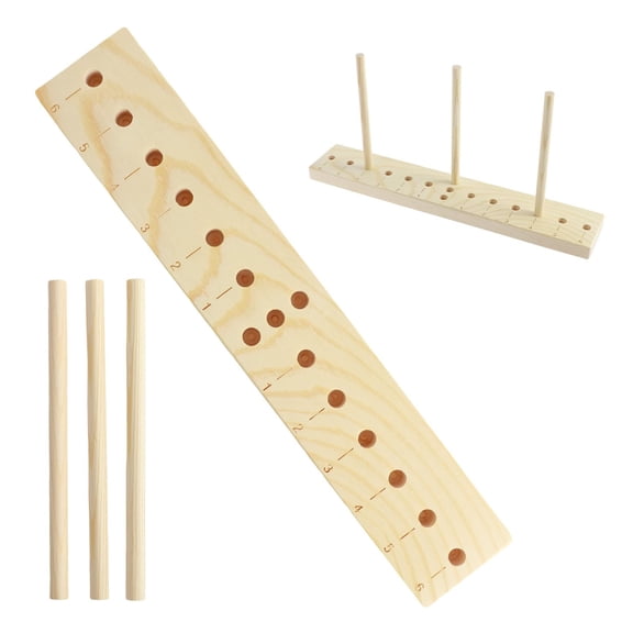 Bow Making Tool for Ribbon Maker Decorative Adjustable Board Sticks Creating Bows Party Supplies, 32.5x5.7x1.5 cm, Beige1