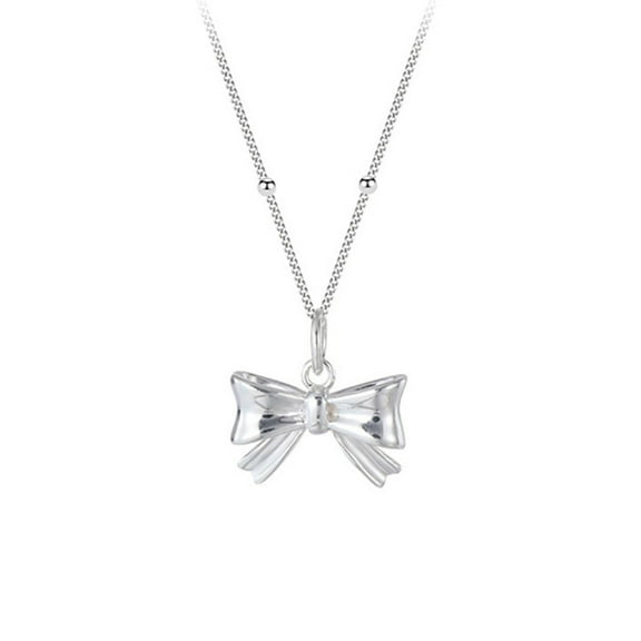 Bow Necklace For Women Made From Alloy For Fashion Accessories And Decorative Wear