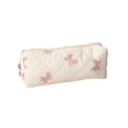 thumbnail image 1 of Bow Pencil Case Cute Pencil Pouch Soft Storage Bag Aesthetic Pattern Gift Makeup Pouch Cosmetic Bag for Women Adults Pink, 1 of 7