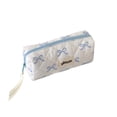 thumbnail image 1 of Bow Pencil Case,Pencil Pouch Soft Storage Bag,Cute Butter Pencil Box, 1 of 3