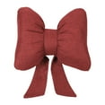 thumbnail image 1 of Bow Pillow Bow Shaped Pillow Decorative Throw Pillow, Cute Bow Shaped Soft Plush Pillows for Sofa Couch Bed Living Room Bedroom (Red), 1 of 6