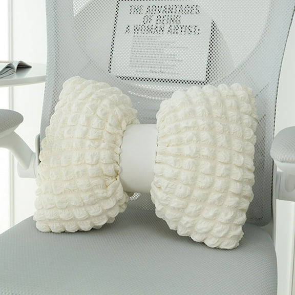Bow Pillow Bow Shaped Throw Pillow Bowknot Pillow Elegant Lumbar Pillow Cushion Plush & Fuzzy Decorative Cushion for Sofa and Bed Aesthetic Home Decor 12.59x15.74 inch