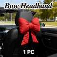 thumbnail image 1 of Bow Pillow,Neck Pillow for Car,Cute Headrest Pillow for Car - Soft Cotton Support,Removable Washable Cover,Ergonomic Neck Cushion for Travel and Comfort, 1 of 11