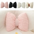 thumbnail image 1 of Bow Pillow with Bow under $5! CQCYD Bow Shaped Pillow Soft Bow Throw Pillows Aesthetic Bow Decorative Pillows for Bed Sofa Couch Home Decor, 1 of 9