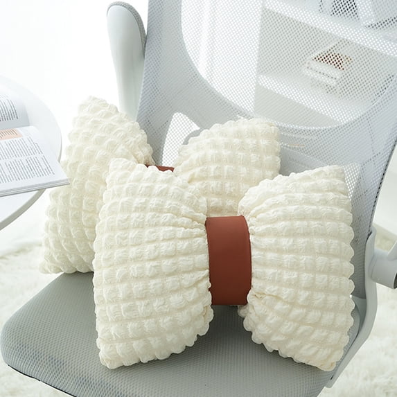 Bow Pillow with Bow under $5! CQCYD Bow Shaped Pillow Soft Bow Throw Pillows Aesthetic Bow Decorative Pillows for Bed Sofa Couch Home Decor