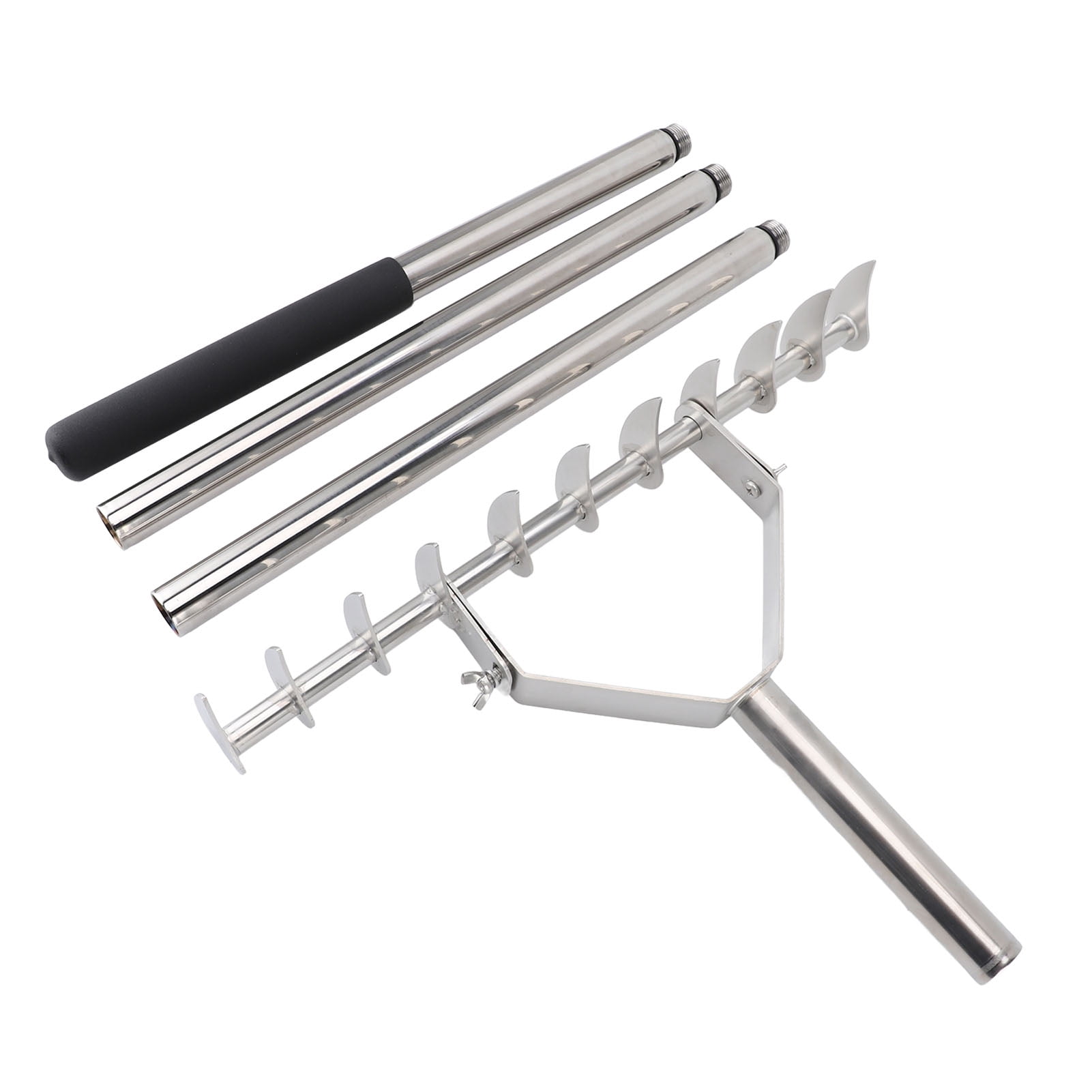 Bow Rake, Efficient Wide Head Rake 56.5in Length Adjustable Handle ...