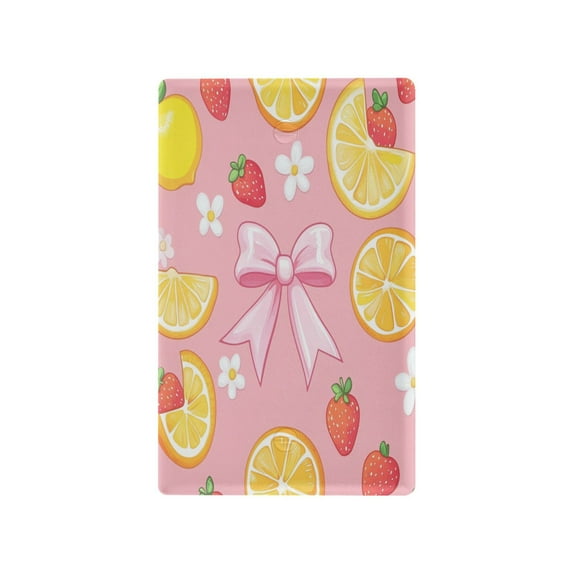 Bow Ribbon and Orange Light Switch Cover Switch Plate Outlet Cover Plug Cover for Electrical Outlet