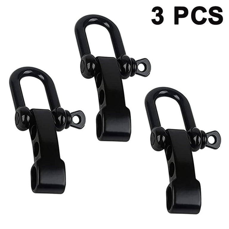 Adjustable D Shackles Buckle Shaped Alloy Shackles Paracord Buckles  Paracord Bracelet Buckles Survival Paracord Buckle