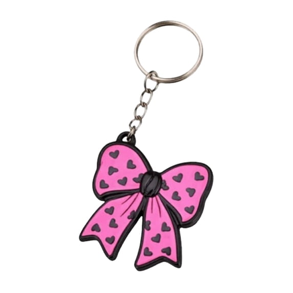 Bow Shaped Keychain Bottle Opener, Portable Can Tab Opener for Travel, 2-in-1 Mini Keychain Opener for Soda Beer Bottles, Home Party Camping Accessories Gift for Men Women