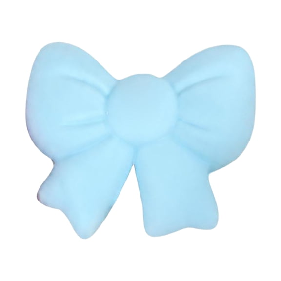 Bow Shaped Squishy Stress Toy with Slow Rising Design, 1 Pack, Sky Blue, for Daily Relaxation, Squeeze Toy