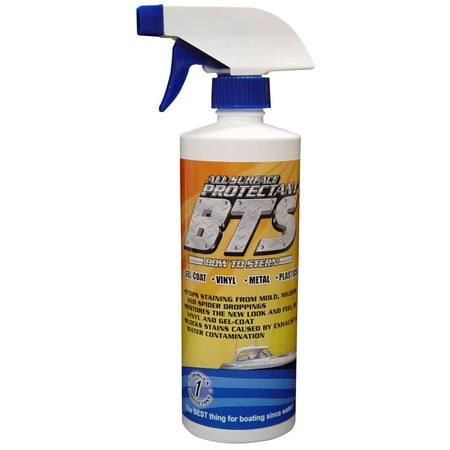 Bow to Stern Marine Multi-Surface Protectant, UV Protection Boat Spray, 16oz