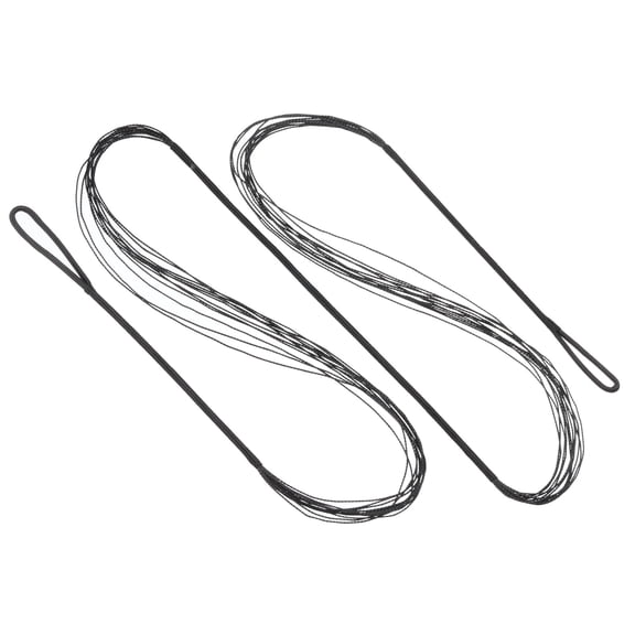 Uxcell Bow String Replacement Recurve Bowstring for AMO Traditional Recurve Bow Black 50 in