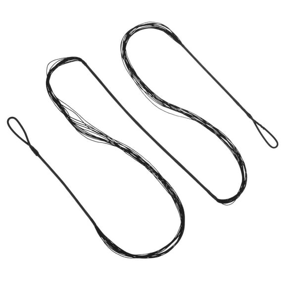 Bow String Replacement,12 Strands Recurve Bowstring for AMO 52" Traditional Recurve Bow, Black