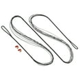 thumbnail image 1 of Uxcell Bow String Replacement Recurve Bowstring for AMO Traditional Recurve Bow Black 56 in, 1 of 6