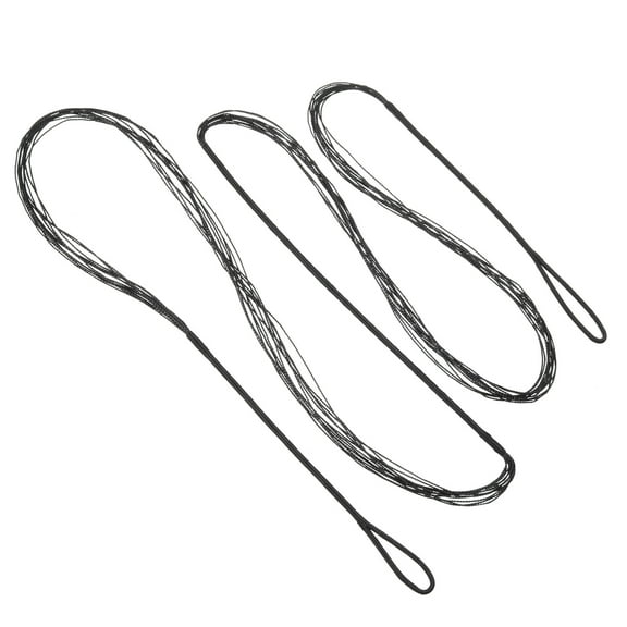 Uxcell Bow String Replacement Recurve Bowstring for AMO Traditional Recurve Bow Black 58 in