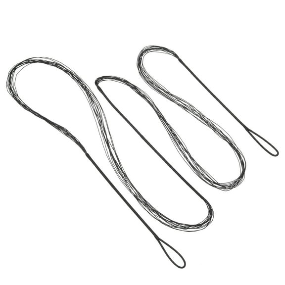 Uxcell Bow String Replacement Recurve Bowstring for AMO Traditional Recurve Bow Black 67 in