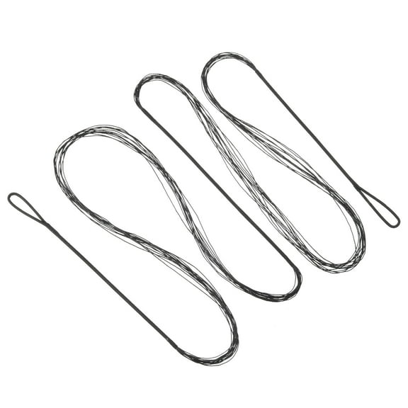 Uxcell Bow String Replacement Recurve Bowstring for AMO Traditional Recurve Bow Black 70 in
