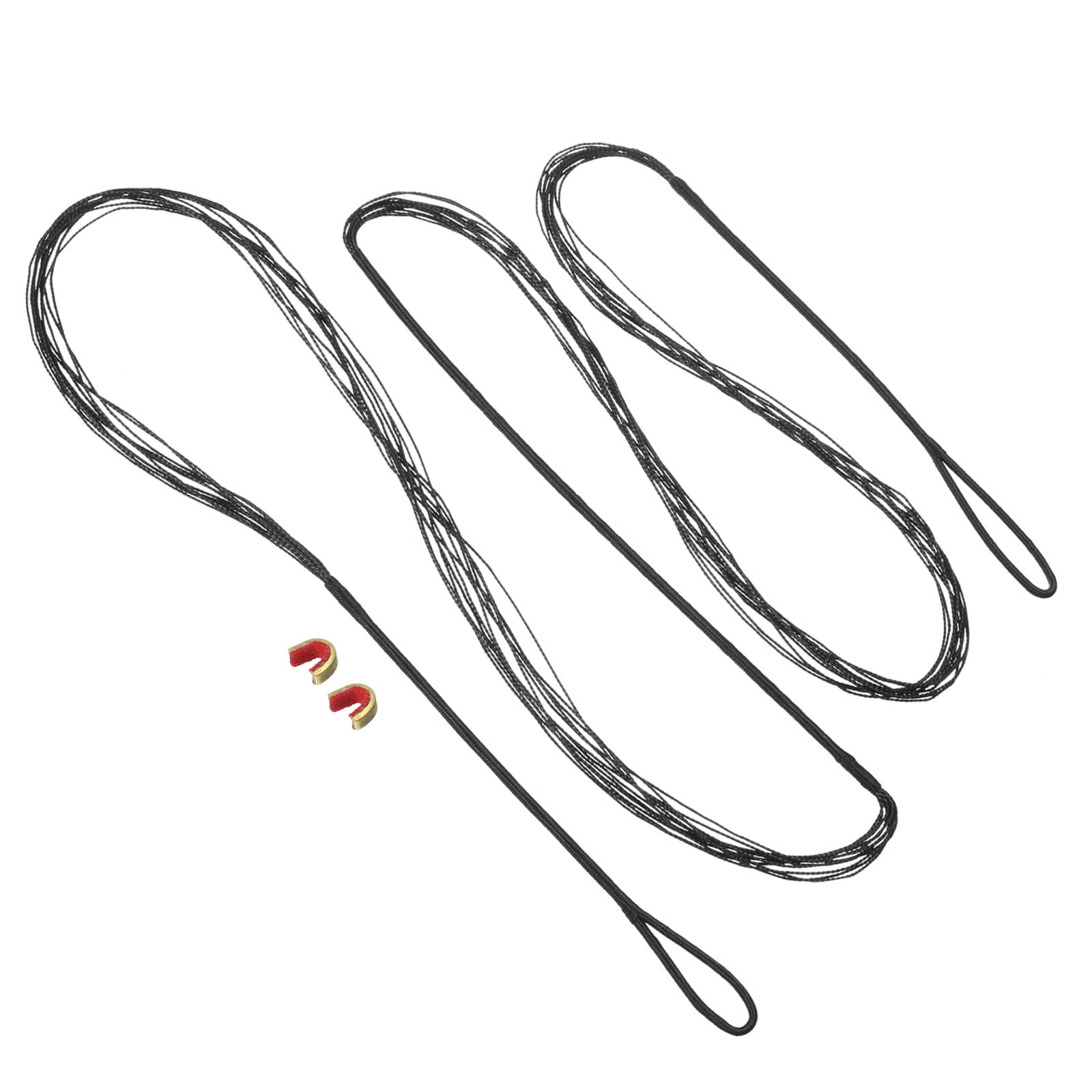 Bow String Replacement,12 Strands Recurve Bowstring with Nock Point for AMO 58" Traditional