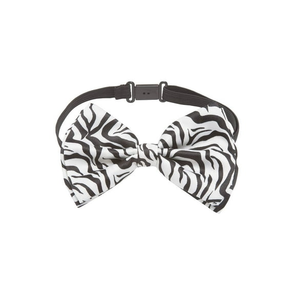 Bow Tie 4.4 inches Coool Colors Zebra Print